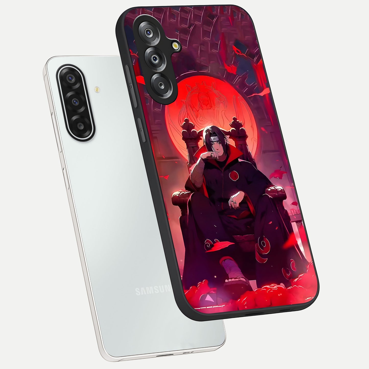 Blood Moon Sovereign Glass Case displayed in angled mockup highlighting dark celestial moon design and dramatic theme.