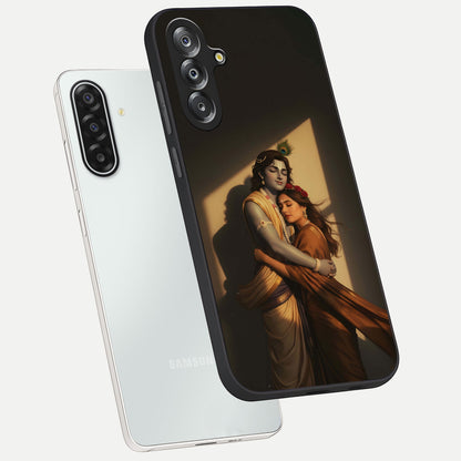 Divine Eternal Love Glass Case displayed in angled mockup highlighting elegant divine inspired design with peaceful aesthetic.