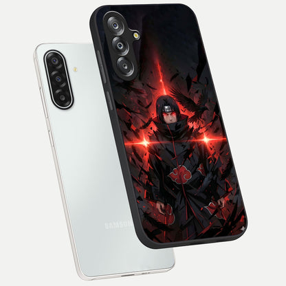 Focused Blade Discipline Glass Case displayed in angled mockup highlighting clean minimal text artwork with modern aesthetic style.