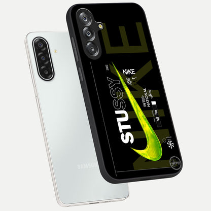 Neon Street Edition Glass Case displayed in angled mockup highlighting vibrant urban design with bold street aesthetic.