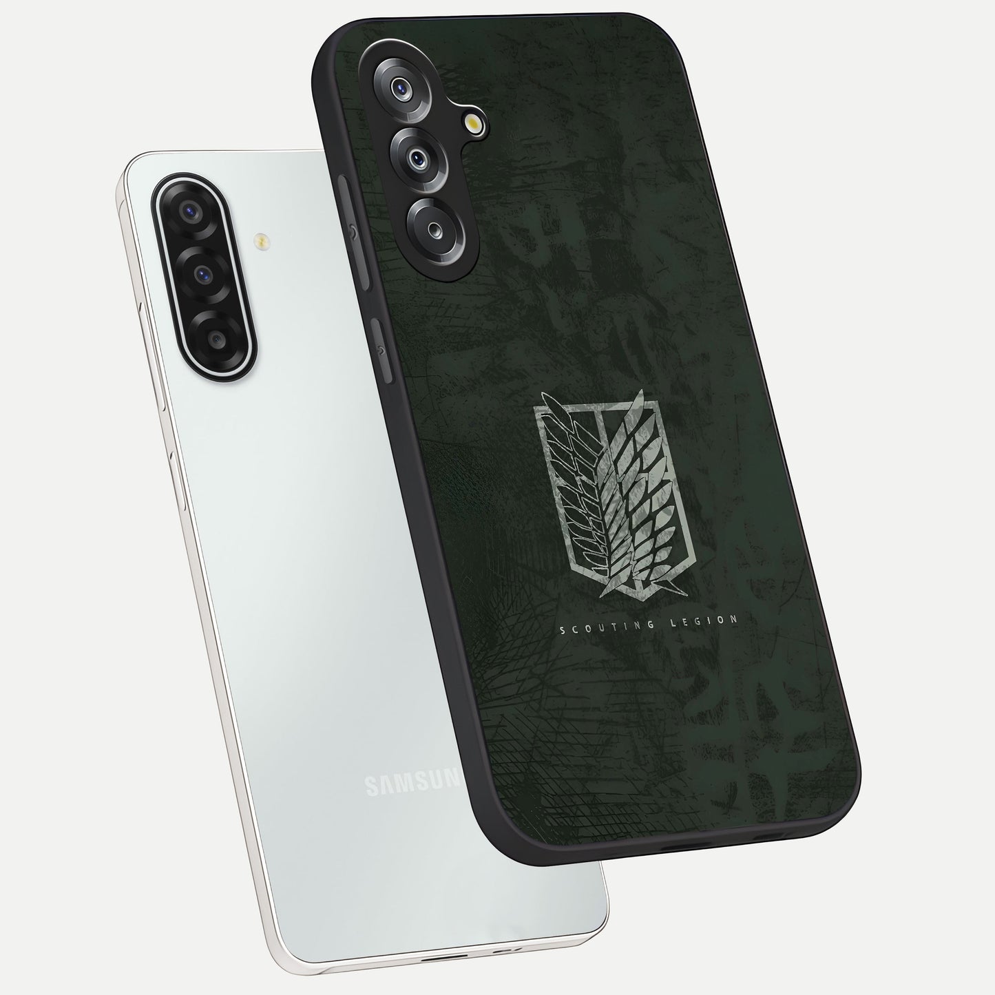 Wings Of Freedom Glass Case displayed in angled mockup highlighting graceful wing design with inspirational aesthetic.