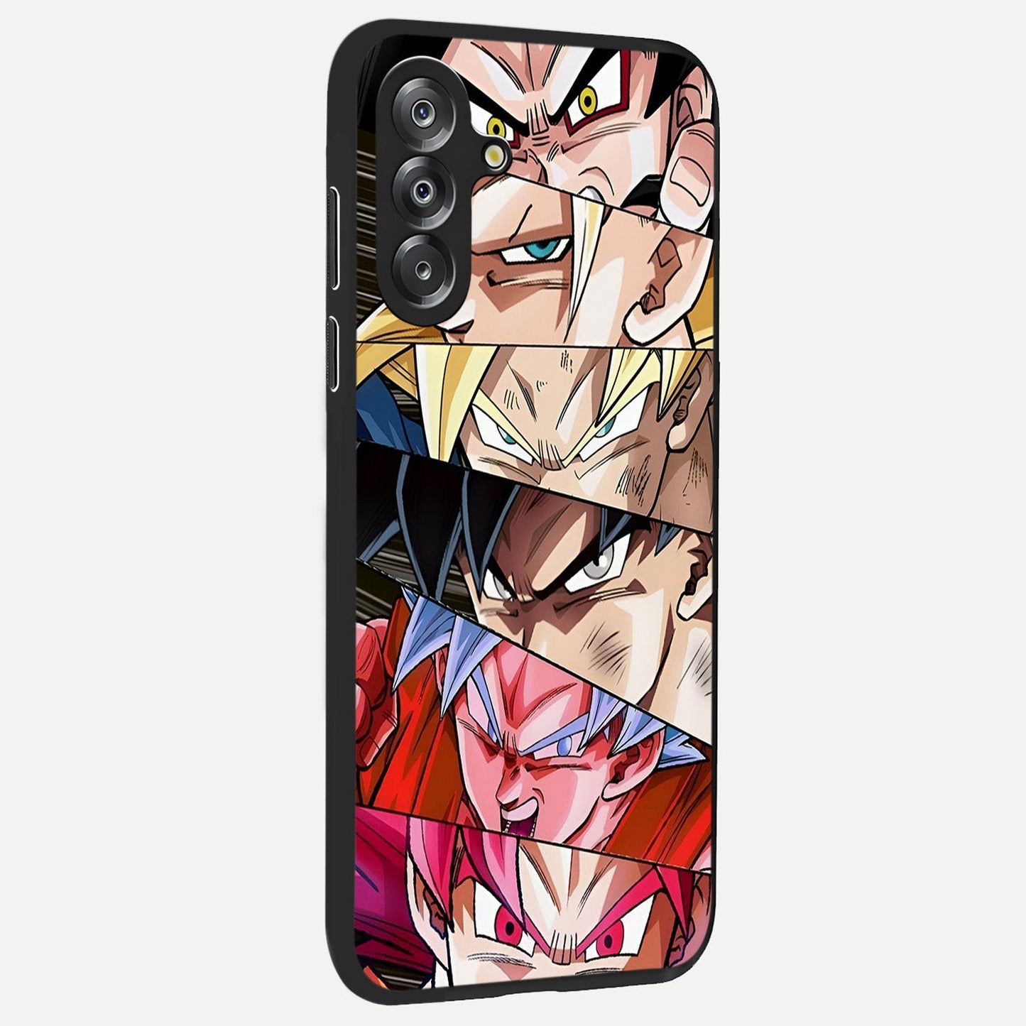 Anime Character Glass Case upright view showcasing expressive anime artwork with bold graphic style.