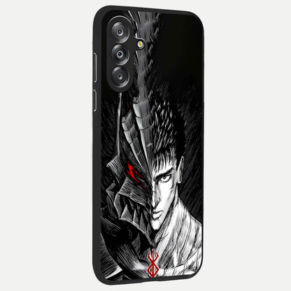 Berserker Blood Oath Glass Case upright view showcasing intense warrior aesthetic with dramatic artistic style.