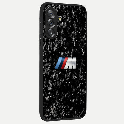 Carbon Speed Mark Glass Case upright view showcasing modern carbon speed graphic with bold automotive theme.