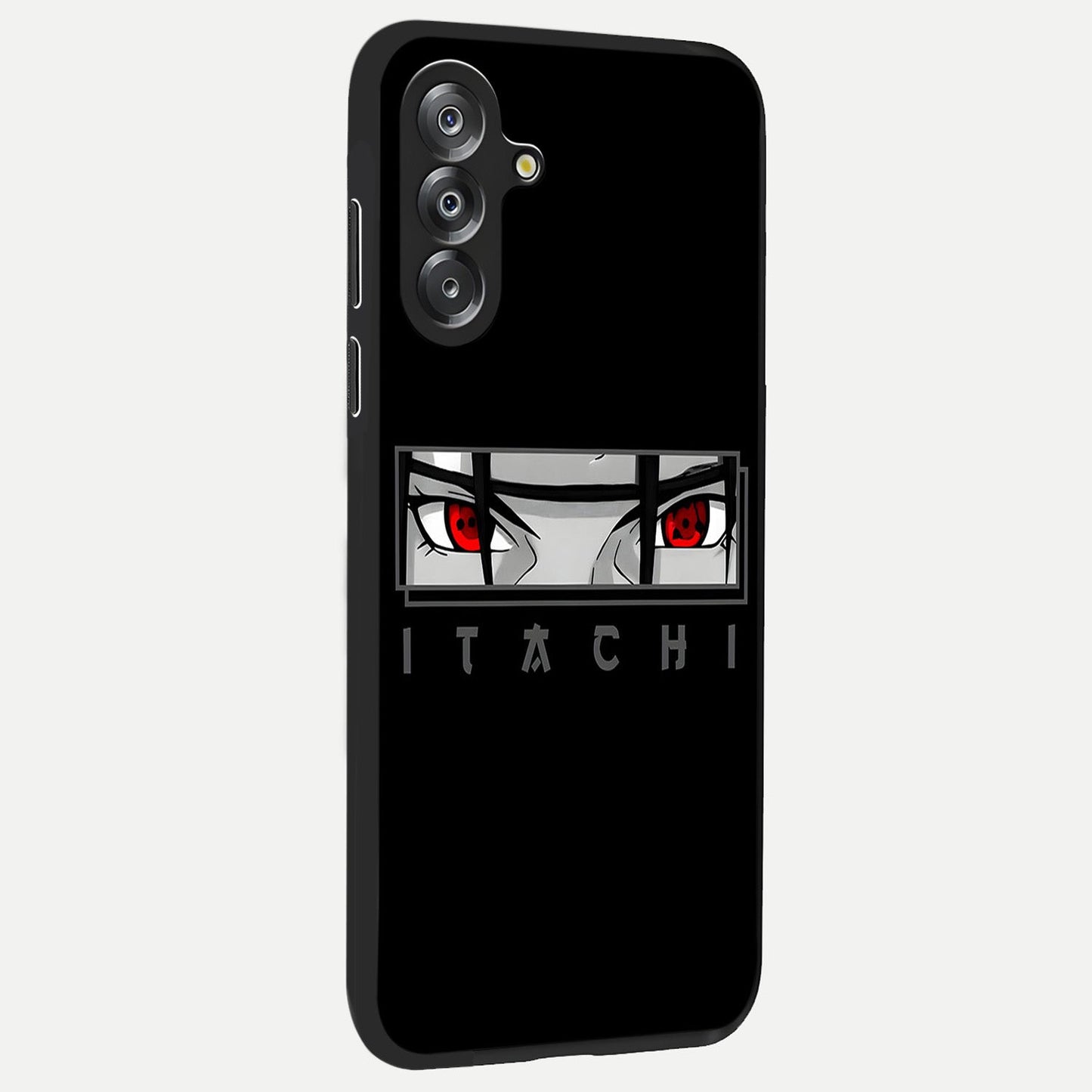 Scarlet Gaze Dominance Glass Case upright view showcasing powerful dramatic artwork with dominant artistic theme.