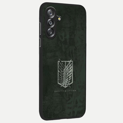 Wings Of Freedom Glass Case upright view showcasing powerful wings artwork with freedom themed design.