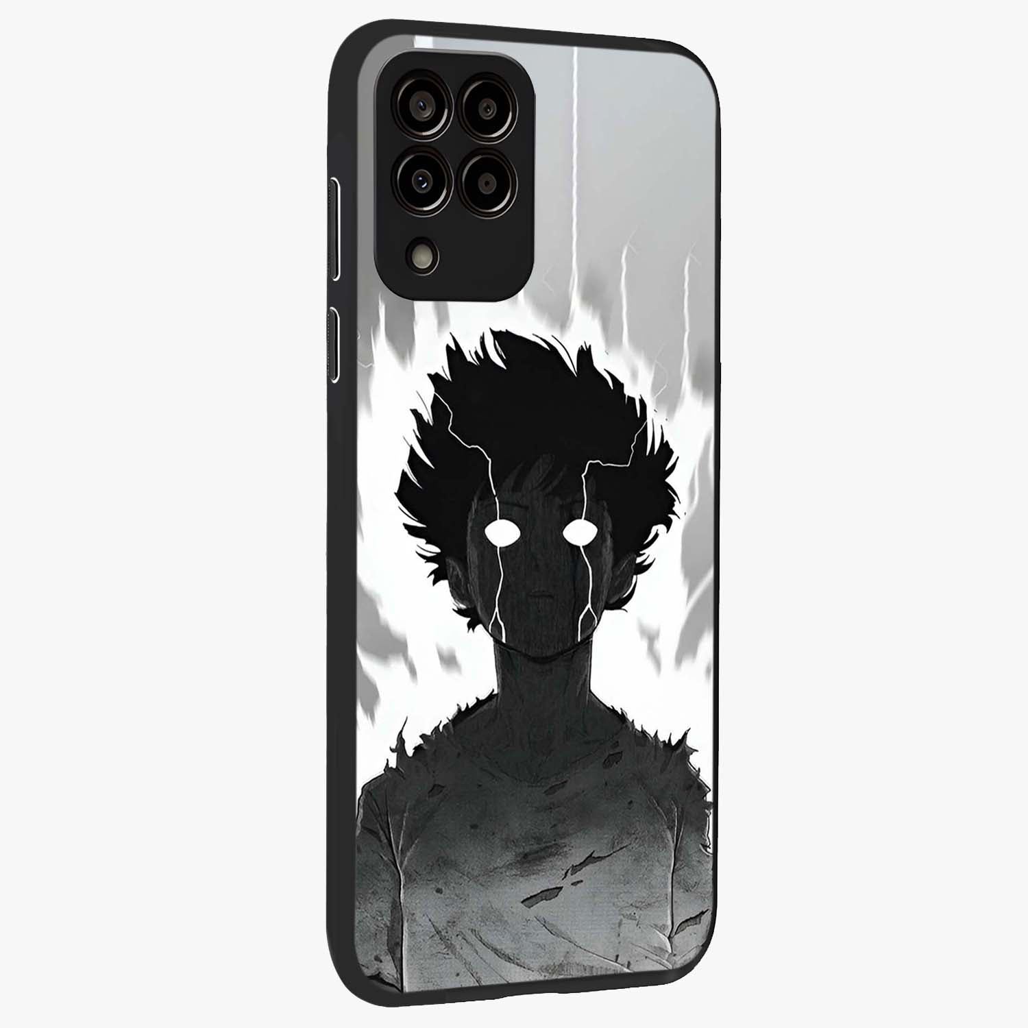 Awakened Inner Rage Glass Case upright view showcasing dramatic artwork with strong expressive aesthetic.