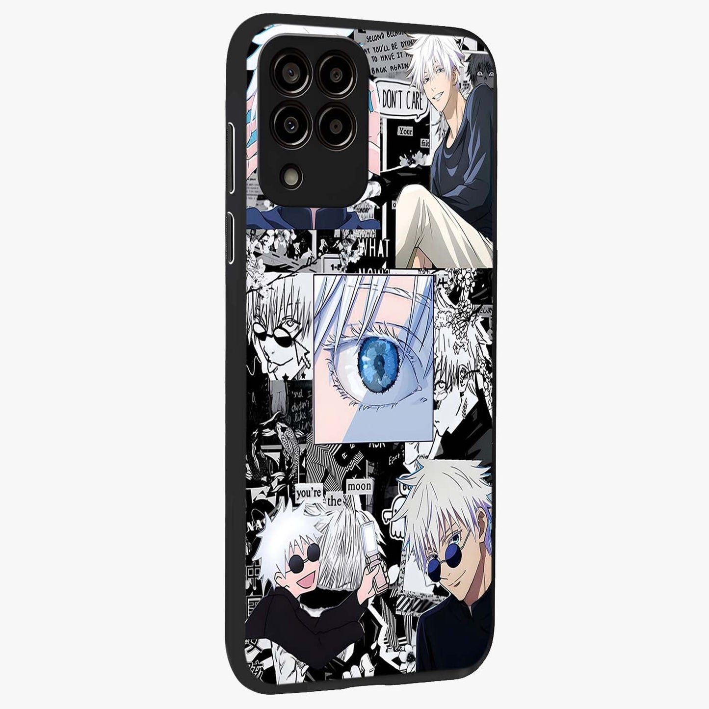 Infinity Sorcerer Chaos Glass Case upright view showcasing dramatic sorcerer artwork with chaotic mystical theme.