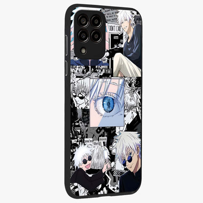 Infinity Sorcerer Chaos Glass Case upright view showcasing dramatic sorcerer artwork with chaotic mystical theme.