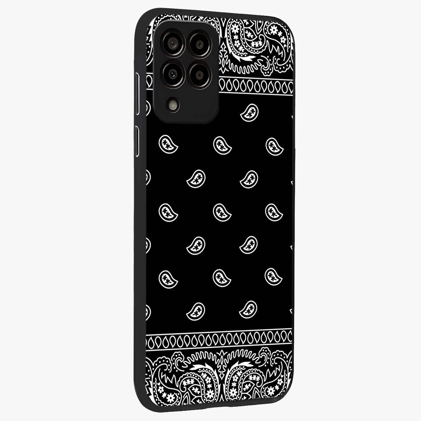 Retro Rebel Threads Glass Case upright view showcasing stylish vintage artwork with bold retro theme.