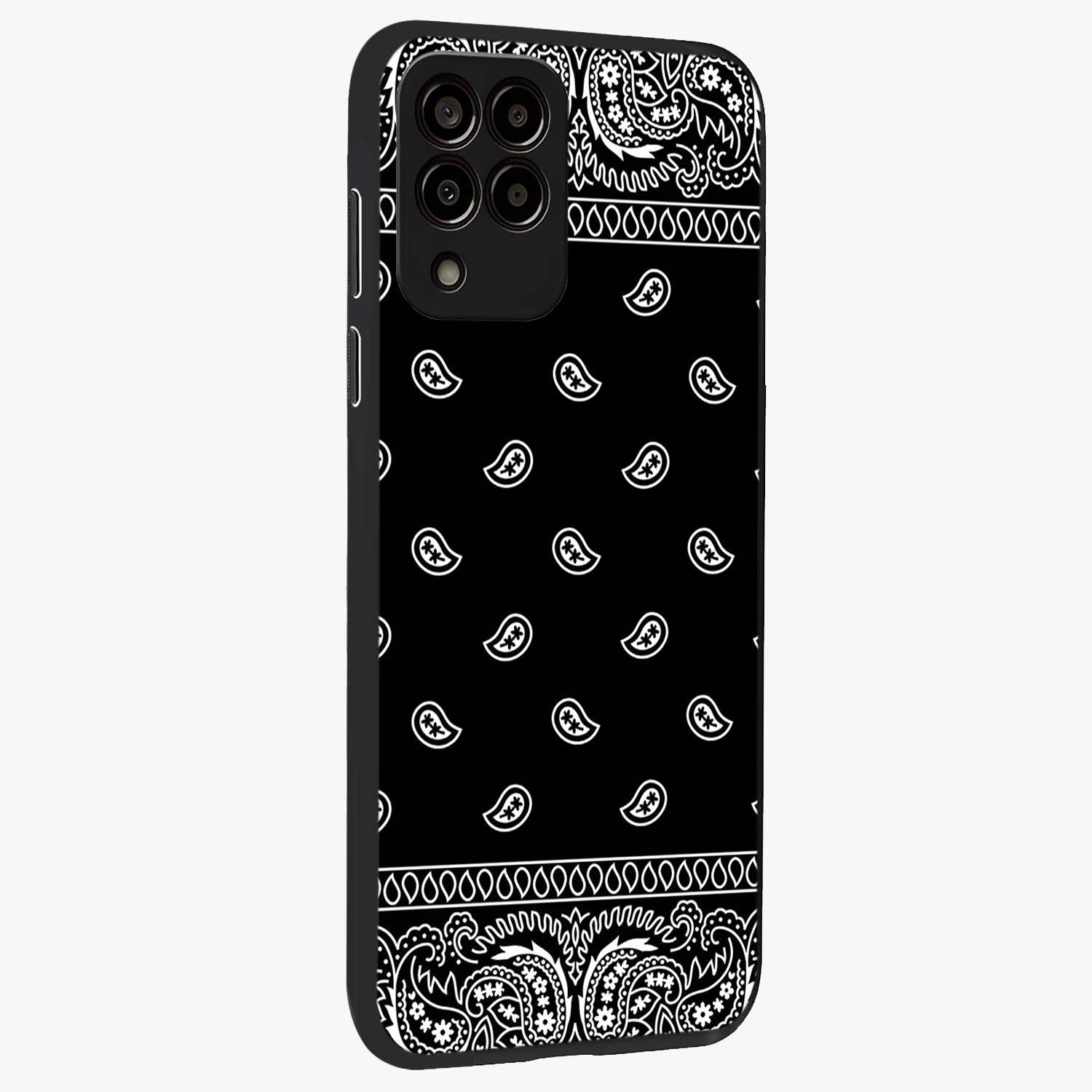 Retro Rebel Threads Glass Case upright view showcasing stylish vintage artwork with bold retro theme.