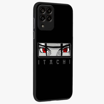 Scarlet Gaze Dominance Glass Case upright view showcasing powerful dramatic artwork with dominant artistic theme.