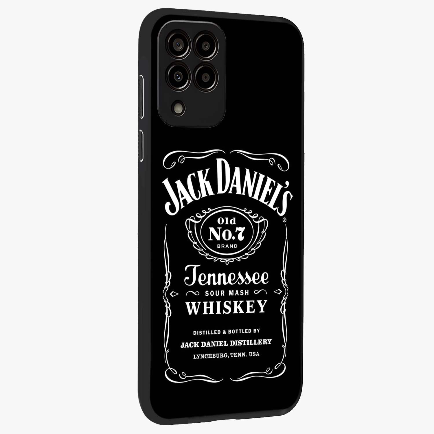 Vintage Whiskey Heritage Glass Case upright view showcasing stylish vintage whiskey artwork with timeless bar culture theme.