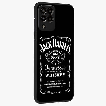 Vintage Whiskey Heritage Glass Case upright view showcasing stylish vintage whiskey artwork with timeless bar culture theme.