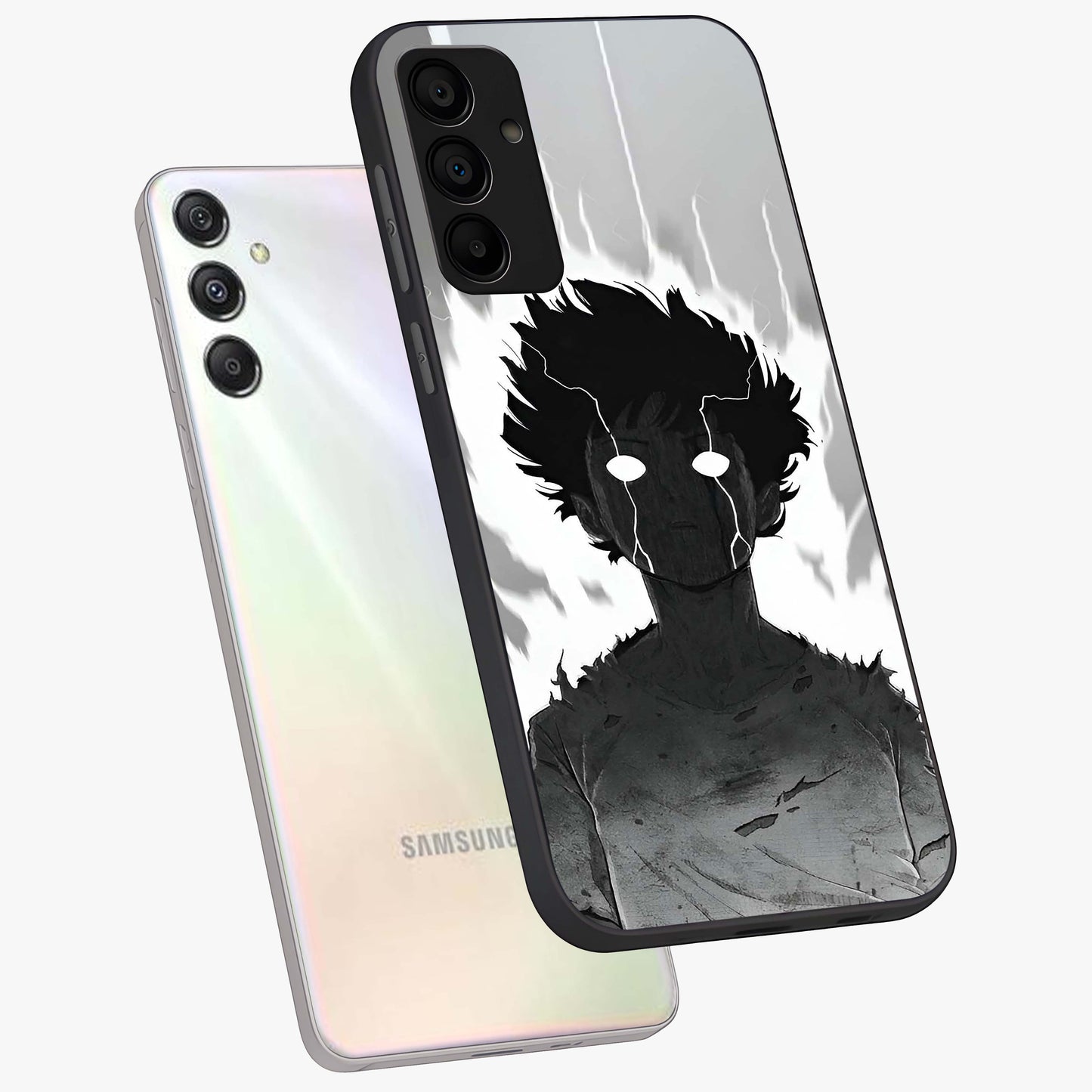 Awakened Inner Rage Glass Case displayed in angled mockup highlighting powerful graphic design and bold artistic theme.
