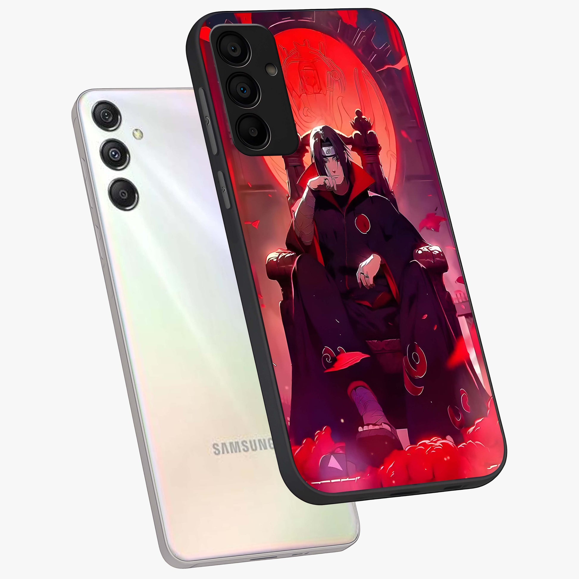 Blood Moon Sovereign Glass Case displayed in angled mockup highlighting dark celestial moon design and dramatic theme.