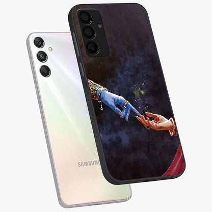 Divine Touch Eternal Glass Case displayed in angled mockup highlighting elegant divine inspired design with calm aesthetic style.