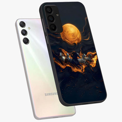 Golden Royal Heritage Glass Case displayed in angled mockup highlighting luxurious heritage design with golden aesthetic style.