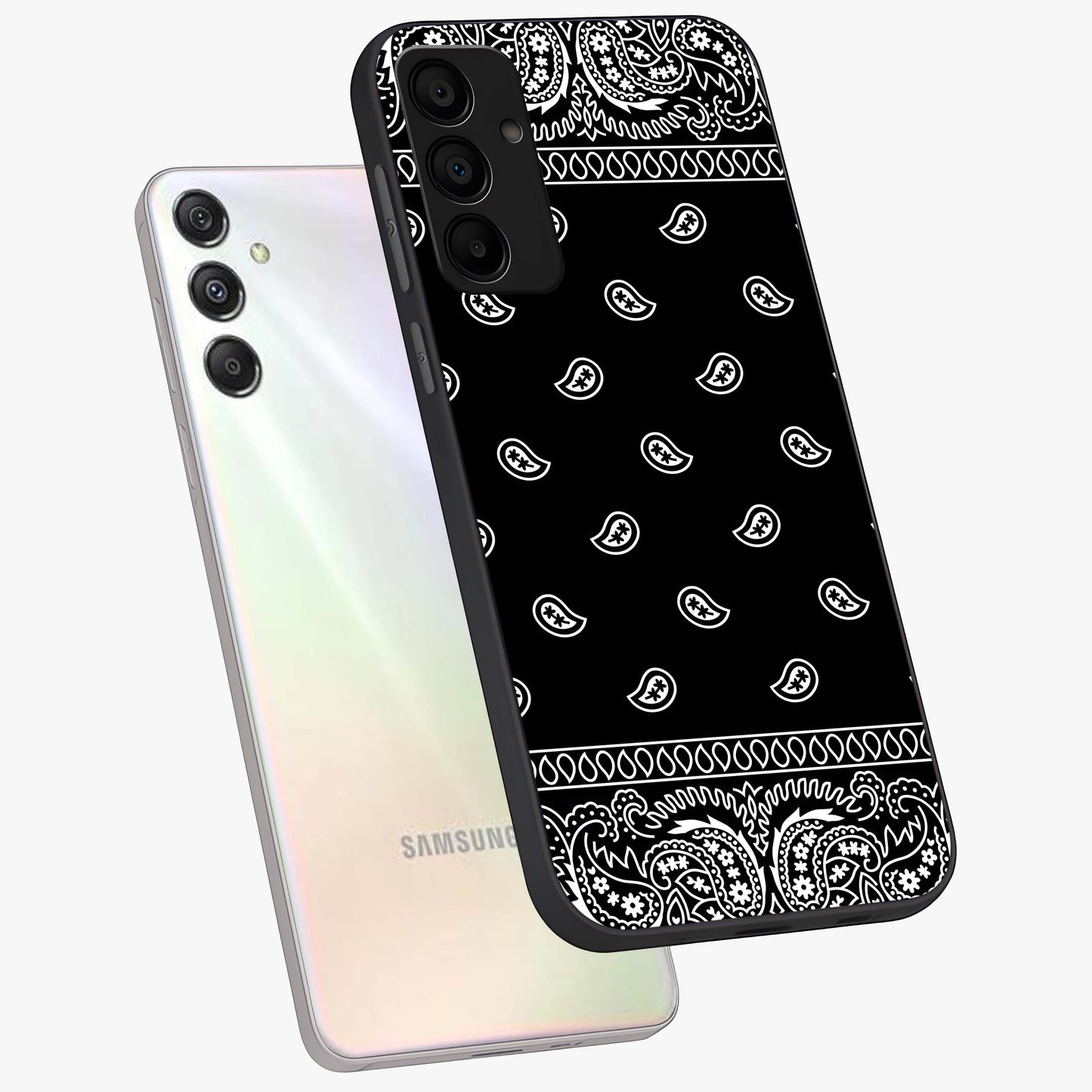 Retro Rebel Threads Glass Case displayed in angled mockup highlighting retro inspired graphic design with rebellious aesthetic.