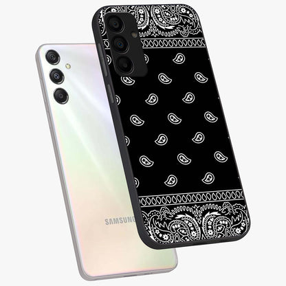 Retro Rebel Threads Glass Case displayed in angled mockup highlighting retro inspired graphic design with rebellious aesthetic.