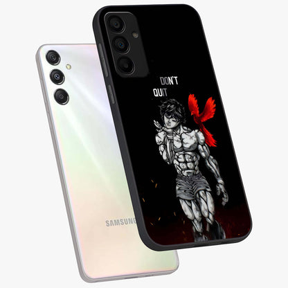 Rise Beyond Limits Glass Case displayed in angled mockup highlighting inspiring message design with modern aesthetic style.