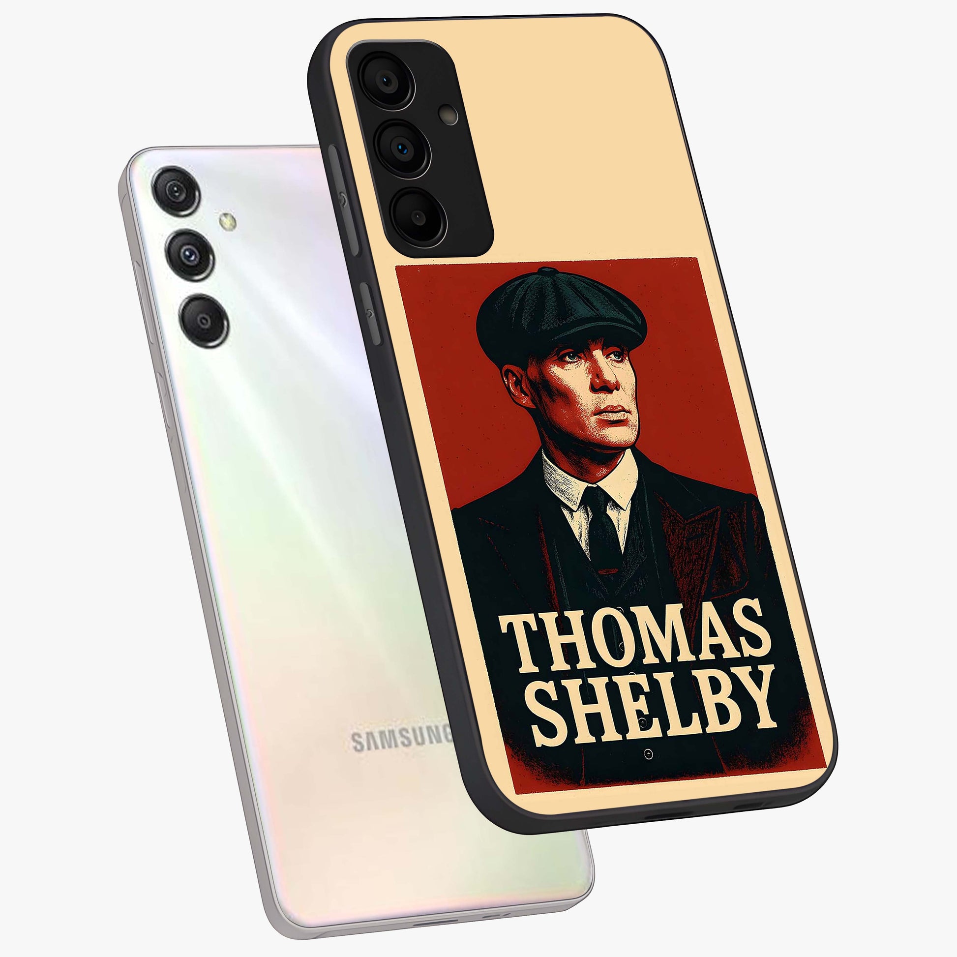 Vintage Mafia Authority Glass Case displayed in angled mockup highlighting powerful retro design with classic gangster aesthetic.