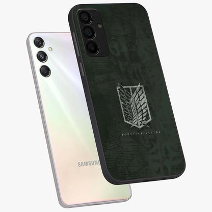Wings Of Freedom Glass Case displayed in angled mockup highlighting graceful wing design with inspirational aesthetic.