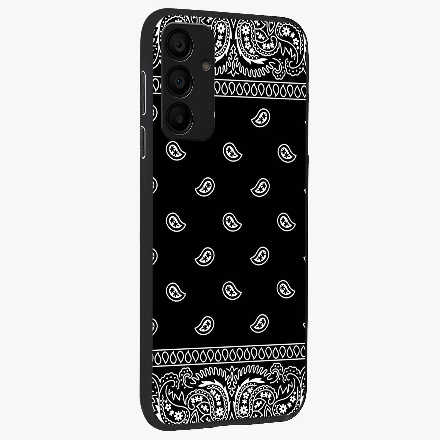 Retro Rebel Threads Glass Case upright view showcasing stylish vintage artwork with bold retro theme.