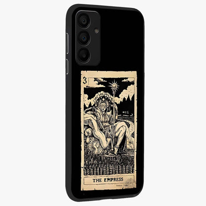 The Empress Glass Case upright view showcasing powerful empress themed artwork with luxurious artistic theme.