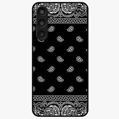 Retro Rebel Threads Glass Case showing flat back view with vintage street style artwork and glossy glass finish.