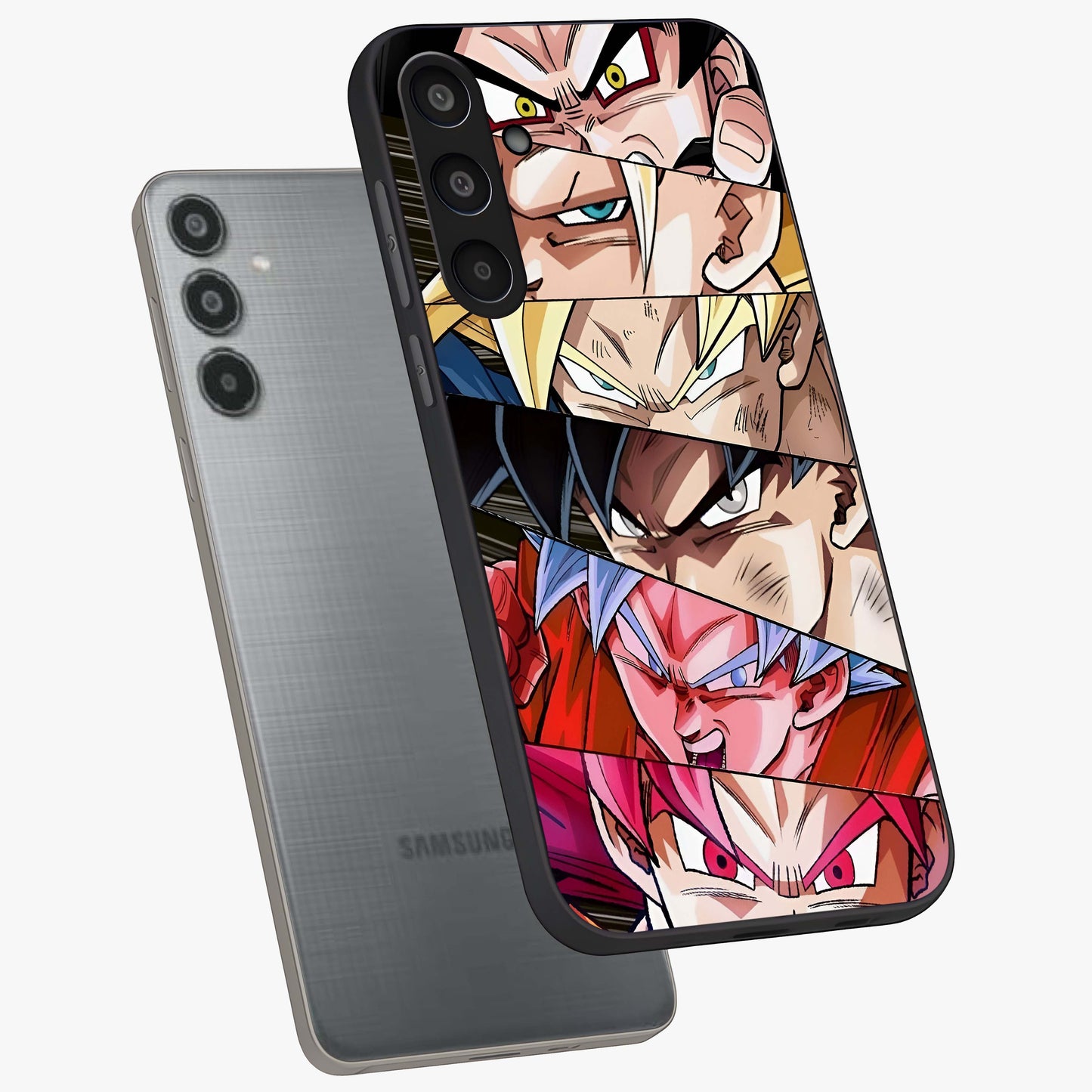 Anime Character Glass Case displayed in angled mockup highlighting colorful anime character illustration.