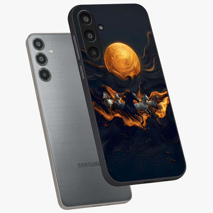 Golden Royal Heritage Glass Case displayed in angled mockup highlighting luxurious heritage design with golden aesthetic style.