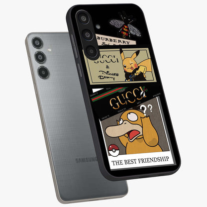 Gucci Play Mashup Glass Case displayed in angled mockup highlighting stylish fashion mashup design with bold aesthetic.