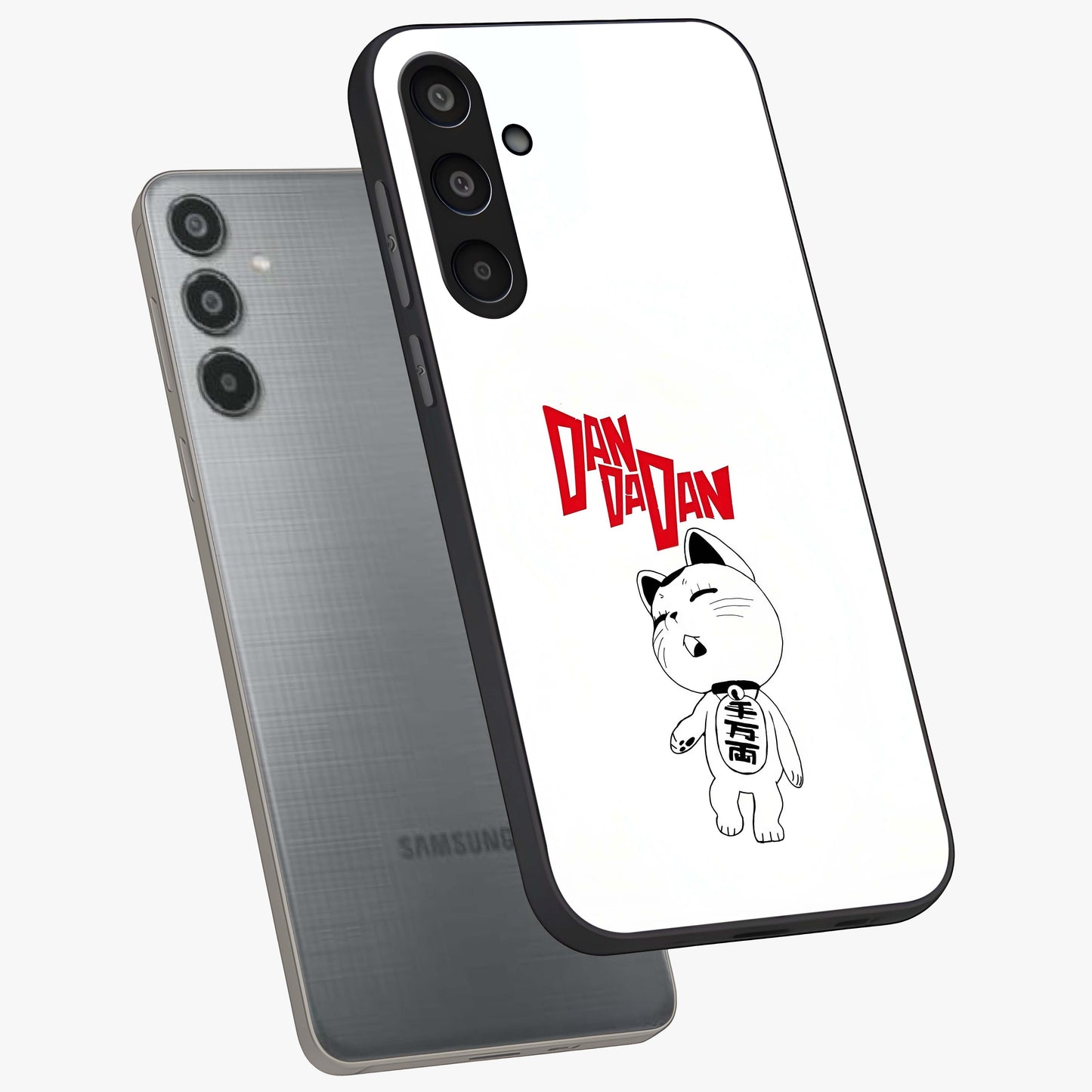 Playful Spirit Charm Glass Case displayed in angled mockup highlighting lively decorative design with playful aesthetic style.