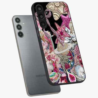 Starlit Jewel Dream Glass Case displayed in angled mockup highlighting glowing celestial jewel design with dreamy aesthetic.