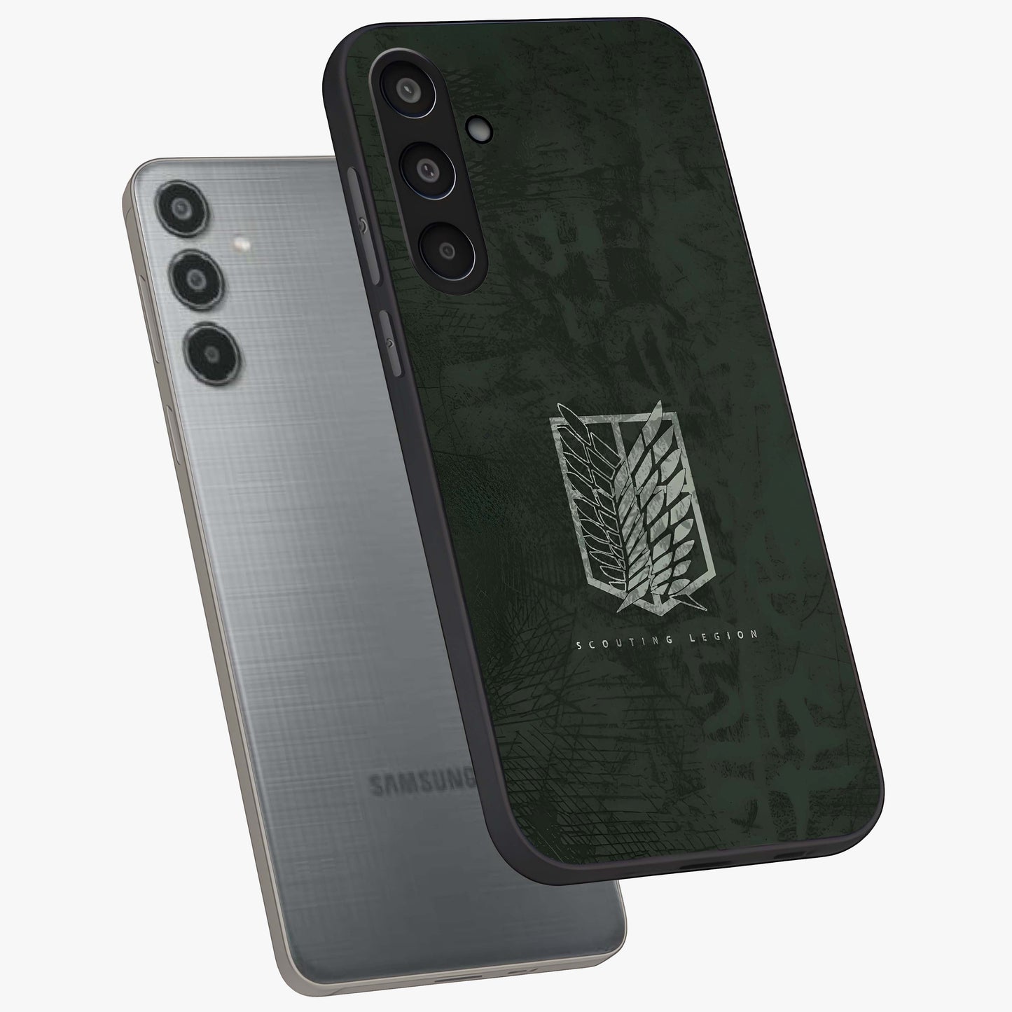 Wings Of Freedom Glass Case displayed in angled mockup highlighting graceful wing design with inspirational aesthetic.