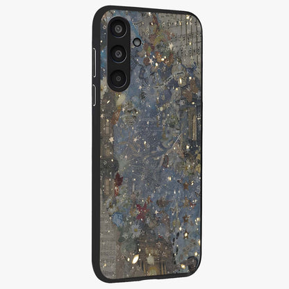 Aesthetic Astrolophia Glass Case upright view showcasing soft aesthetic theme with stylish modern look.