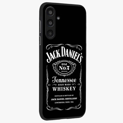 Vintage Whiskey Heritage Glass Case upright view showcasing stylish vintage whiskey artwork with timeless bar culture theme.