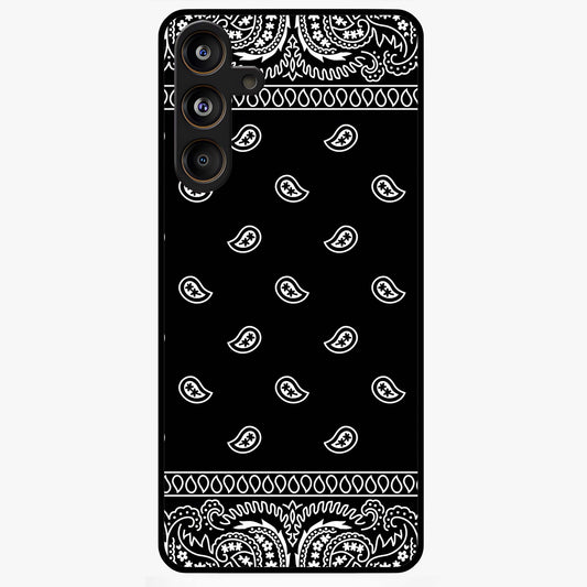 Retro Rebel Threads Glass Case showing flat back view with vintage street style artwork and glossy glass finish.