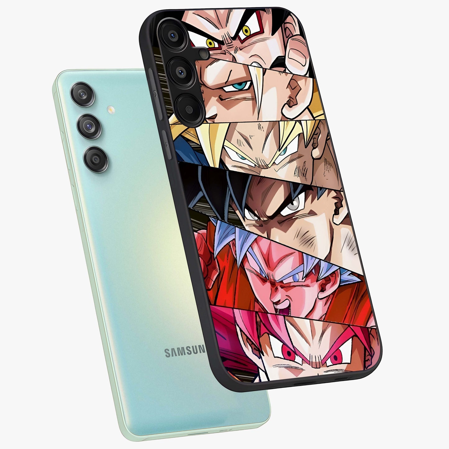Anime Character Glass Case displayed in angled mockup highlighting colorful anime character illustration.