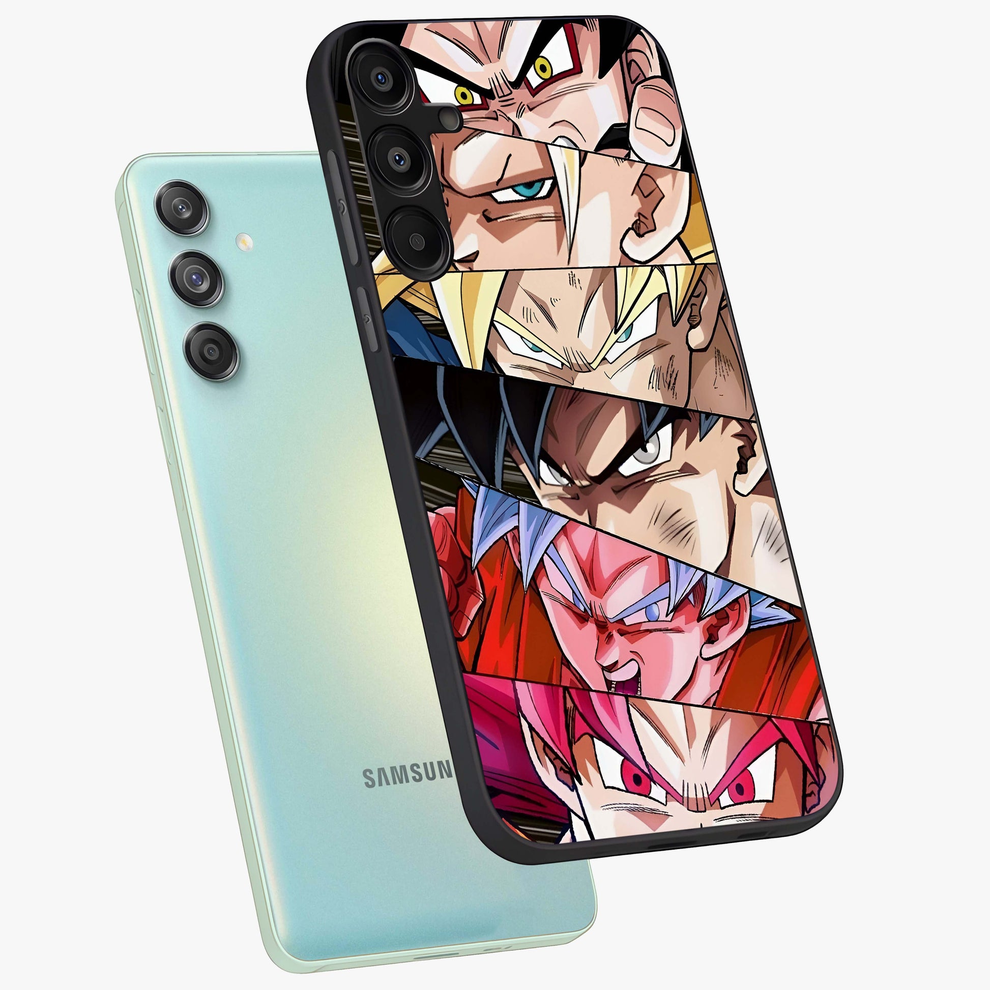 Anime Character Glass Case displayed in angled mockup highlighting colorful anime character illustration.