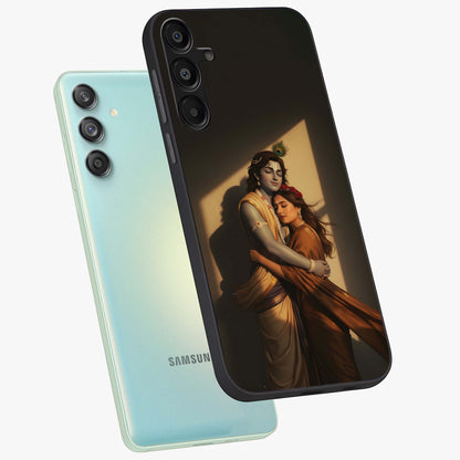 Divine Eternal Love Glass Case displayed in angled mockup highlighting elegant divine inspired design with peaceful aesthetic.