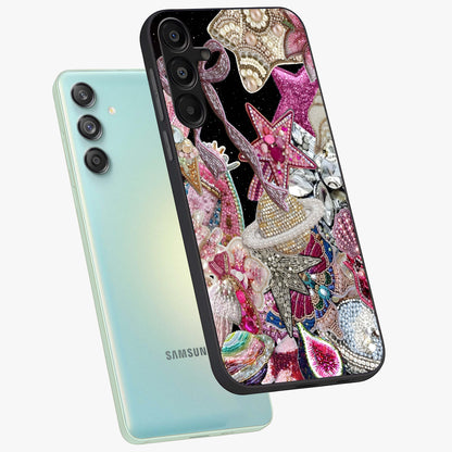 Starlit Jewel Dream Glass Case displayed in angled mockup highlighting glowing celestial jewel design with dreamy aesthetic.