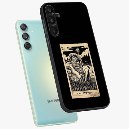 The Empress Glass Case displayed in angled mockup highlighting elegant royal design with majestic aesthetic style.