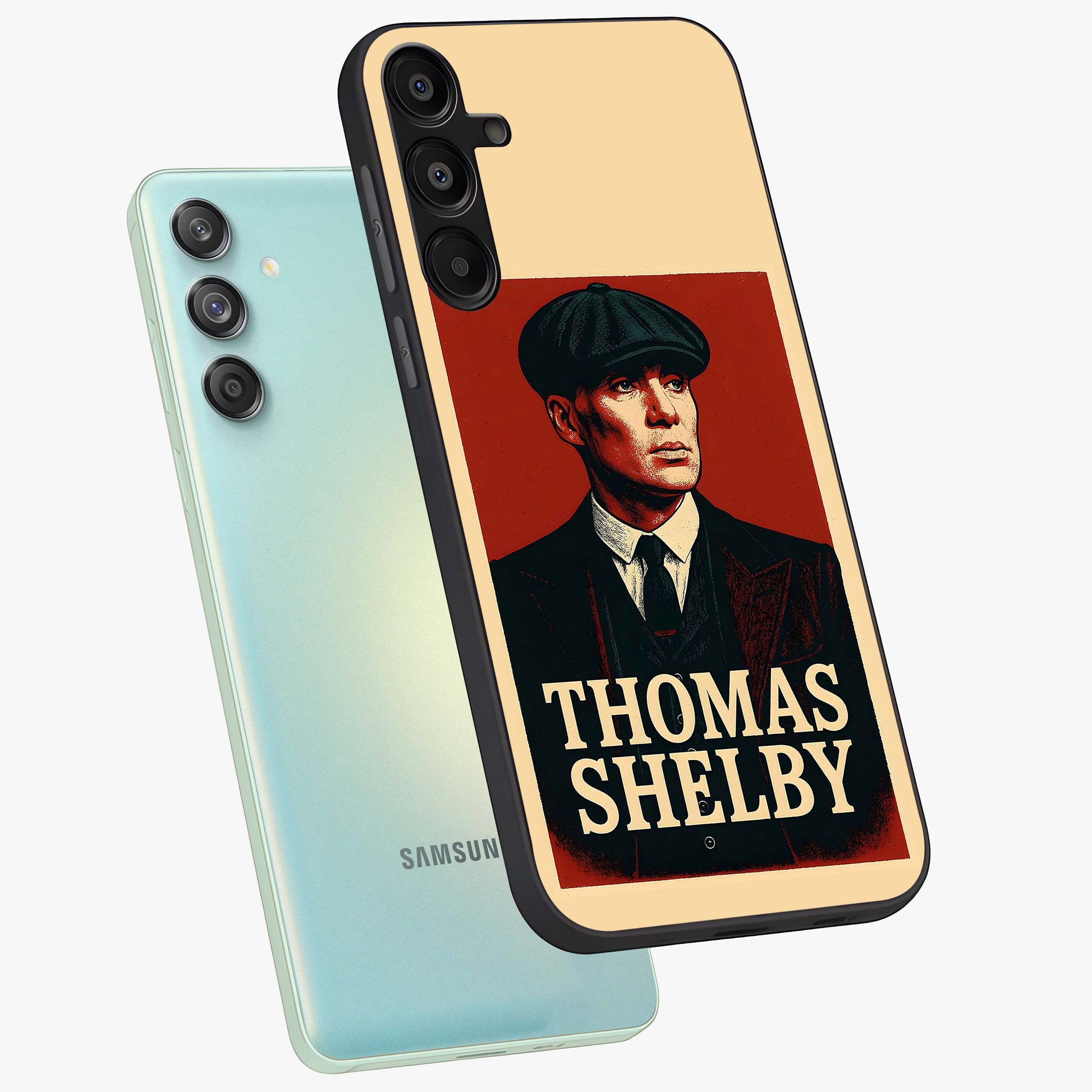 Vintage Mafia Authority Glass Case displayed in angled mockup highlighting powerful retro design with classic gangster aesthetic.