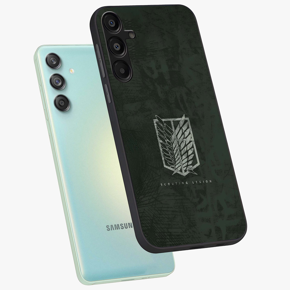 Wings Of Freedom Glass Case displayed in angled mockup highlighting graceful wing design with inspirational aesthetic.