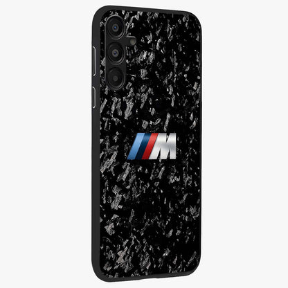 Carbon Speed Mark Glass Case upright view showcasing modern carbon speed graphic with bold automotive theme.