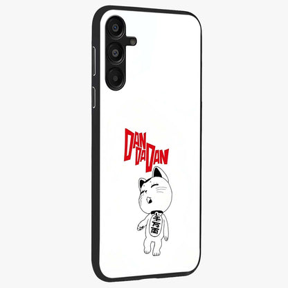 Playful Spirit Charm Glass Case upright view showcasing vibrant charm artwork with fun artistic theme.