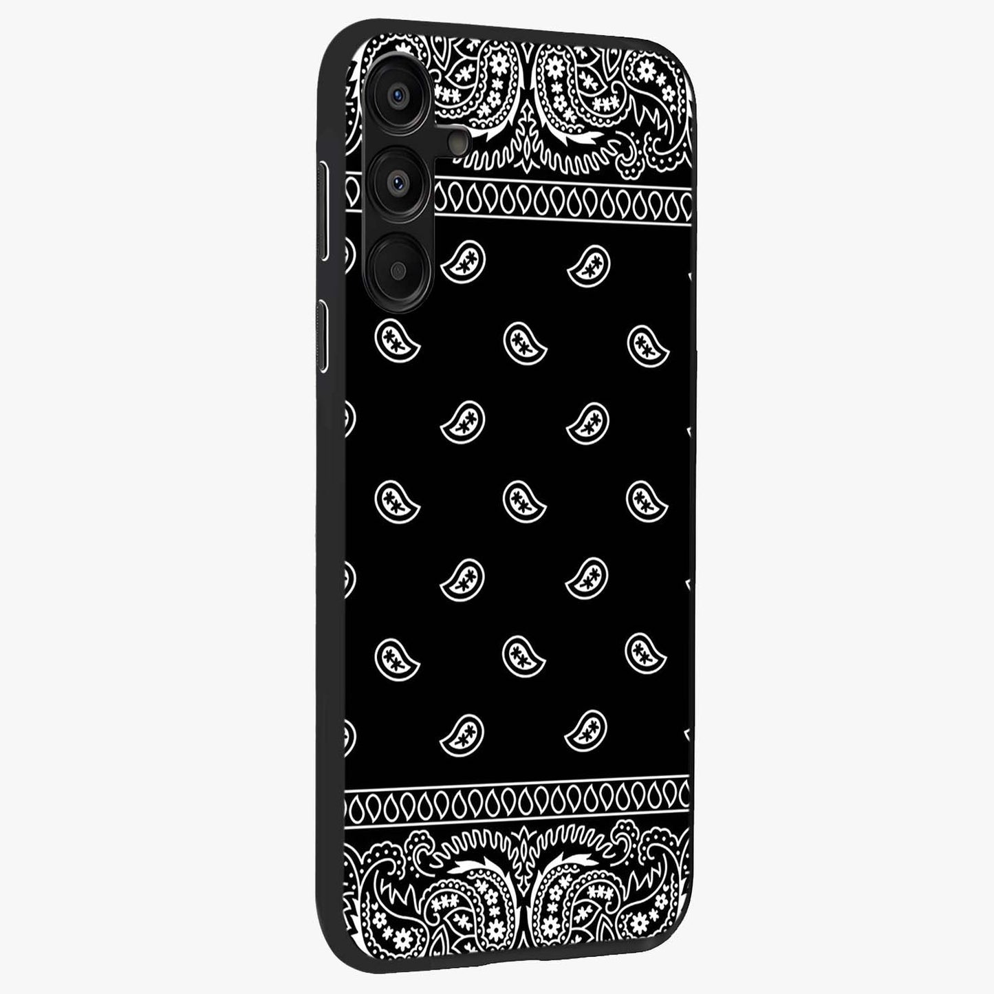 Retro Rebel Threads Glass Case upright view showcasing stylish vintage artwork with bold retro theme.
