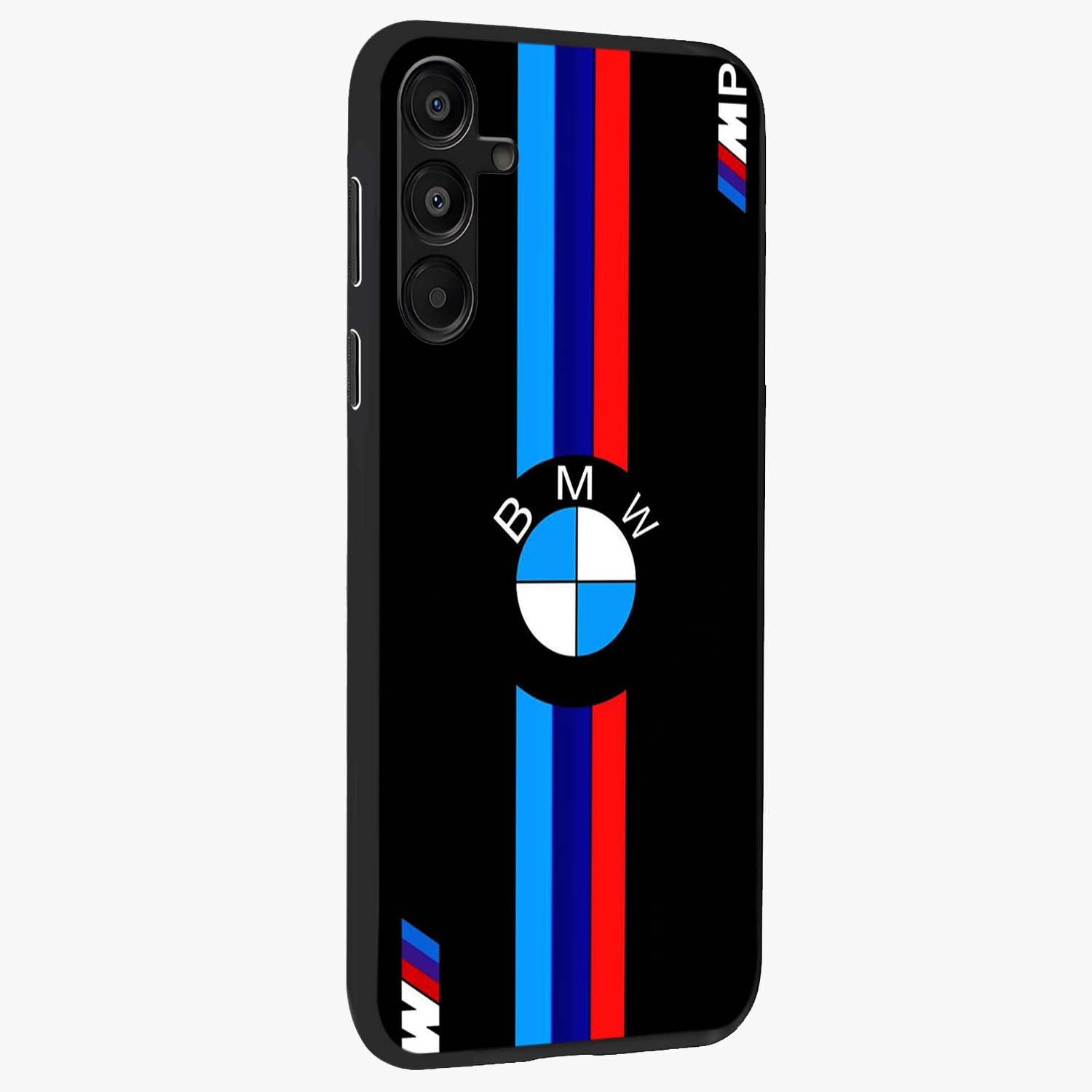 Turbo BMW Beast Glass Case upright view showcasing powerful car artwork with modern motorsport theme.